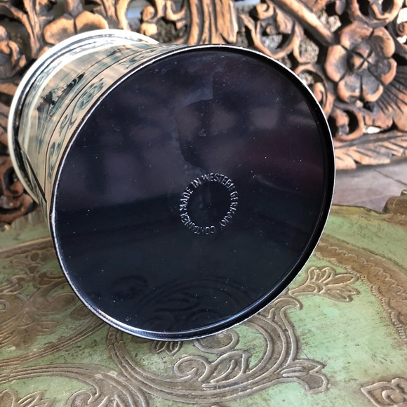 Cookie Canister Vintage Midcentury West Germany Ships and Windmill Tin - Picture 7 of 13